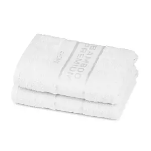 Produkt 4Home Bamboo Premium ručník bílá, 50 x 100 cm, sada 2 ks