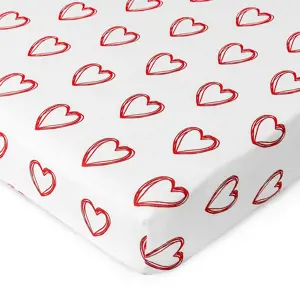 Produkt 4Home Jersey prostěradlo In love , 100 x 200 cm