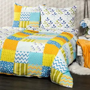 Produkt 4Home Krepové povlečení Patchwork blue