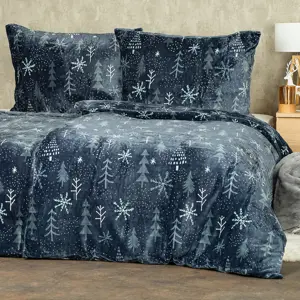 Produkt 4Home Povlečení mikroflanel Silent night, 140 x 220 cm, 70 x 90 cm