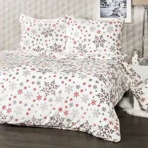 Produkt 4Home Povlečení mikroflanel Snowflakes, 140 x 200 cm, 70 x 90 cm