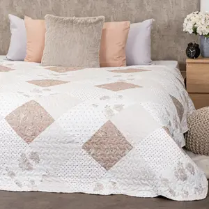 Produkt 4Home Přehoz na postel Beige Patchwork, 220 x 240 cm