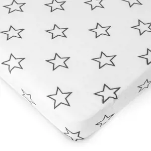 Produkt 4Home prostěradlo mikroflanel Stars grey, 160 x 200 cm