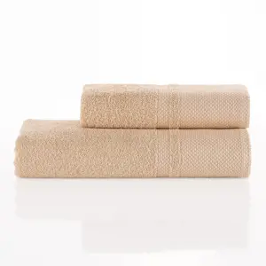 Produkt 4Home Sada Deluxe osuška a ručník béžová, 70 x 140 cm, 50 x 100 cm