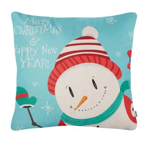 Produkt 4Home Vánoční povlak na polštářek Happy Snowman, 45 x 45 cm