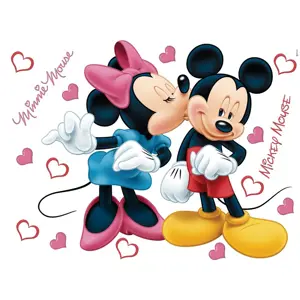 Produkt AG Art Samolepicí dekorace Minnie a Mickey, 42,5 x 65 cm