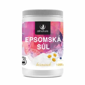 Produkt Allnature Epsomská sůl Heřmánek 1000 g