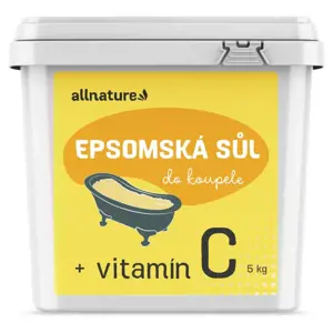 Produkt Allnature Epsomská sůl Vitamín C, 5 kg