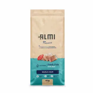 Produkt ALMI Medium Adult Granule s mořskou řasou, 12 kg