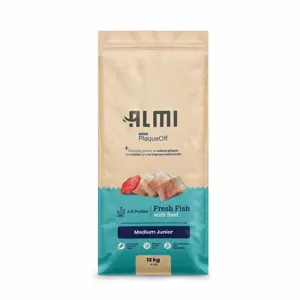 Produkt ALMI Medium Junior Granule s mořskou řasou, 12 kg