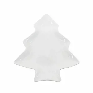 Altom Porcelánová miska Xmas tree, 19,5 x 16,5 x 2 cm, bílá