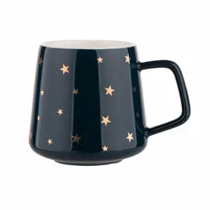 Produkt Altom Porcelánový hrnek Golden stars, 370 ml, navy blue