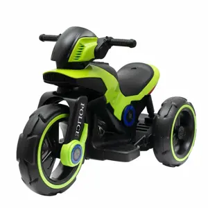 Produkt Baby Mix Dětská elektrická motorka Police, zelená