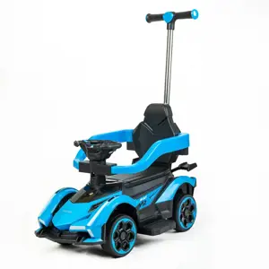 Produkt Baby Mix Dětské odrážedlo Speed s vodící tyčí, modrá