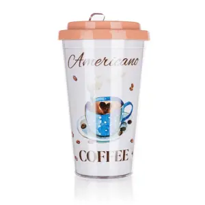 Produkt Banquet Hrnek cestovní dvoustěnný COFFEE 0,5 l, Americano coffee