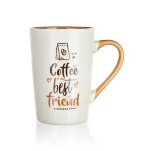 Produkt Banquet Keramický hrnek COFFE BEST FRIEND 450 ml, bílá