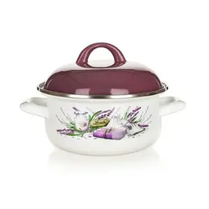 Produkt Banquet LAVENDER smaltovaný kastrol 16 cm