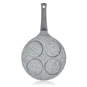 Produkt Banquet Pánev na 4 lívance s nepřilnavým povrchem Granite Grey, pr. 26 cm