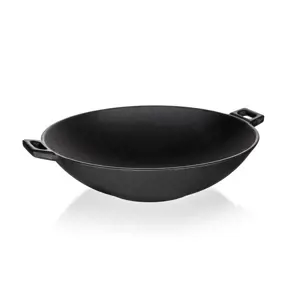 Produkt BANQUET Pánev WOK litinová EXCELLENT průměr 36,5 cm, černá