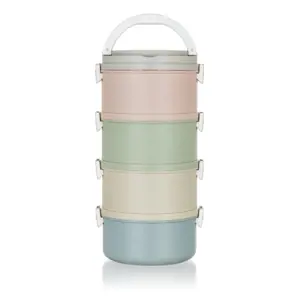 Produkt Banquet Plastový jídlonosič Avanza, 2,8 l, 4 díly, multicolor