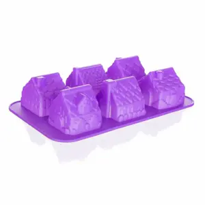 Produkt Banquet Silikonová forma domečky CULINARIA Violet, 29,5 x 17,5 x 6 cm