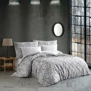 Produkt BedTex Bavlněné povlečení Hanzade černá, 220 x 200 cm, 2 ks 70 x 90 cm