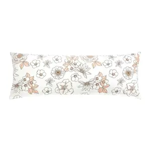Produkt Bellatex Povlak na relaxační polštář Květ lososová, 45 x 120 cm
