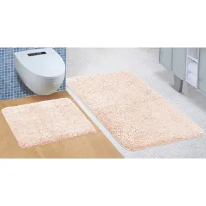 Produkt Bellatex Sada koupelnových předložek Micro béžová, 60 x 100 cm, 60 x 50 cm