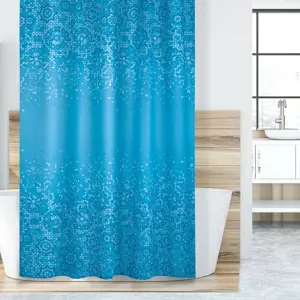 Produkt Bellatex Sprchový závěs Mozaika modrá, 180 x 200 cm