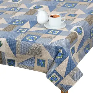 Produkt Bellatex Ubrus EMA Patchwork modrá, 120 x 140 cm