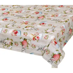 Produkt Bellatex Ubrus Velikonoce Zajíček béžová, 100 x 100 cm