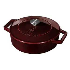 Berlinger Haus Litinový hrnec s poklicí Burgundy Line, 26 cm