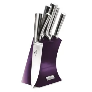 Produkt Berlinger Haus Sada nožů ve stojanu 6 ks nerez Royal Purple Metallic Line