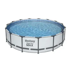 Produkt Bestway Nadzemní bazén Steel Pro MAX s filtrací, schůdky a plachtou, pr. 457 cm, v. 107 cm