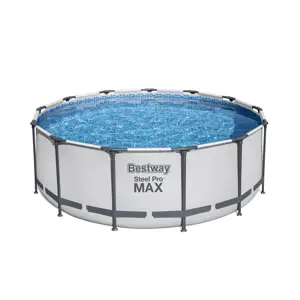 Produkt Bestway Nadzemní bazén Steel Pro MAX, šedá, pr. 396 cm, v. 122 cm