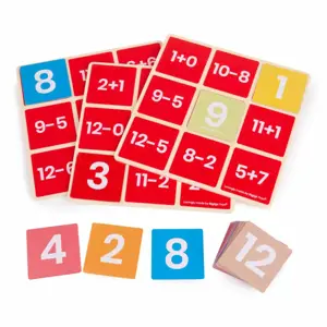 Produkt Bigjigs Toys Matematické bingo Sčítání a odčítání