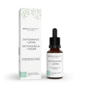 Biovitality Detoxikace a játra bezlihová tinktura, 25 ml