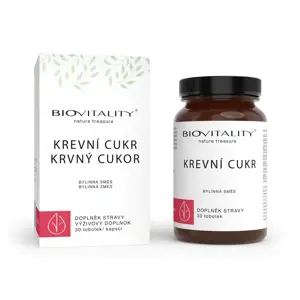 Produkt Biovitality Krevní cukr, 30 tobolek