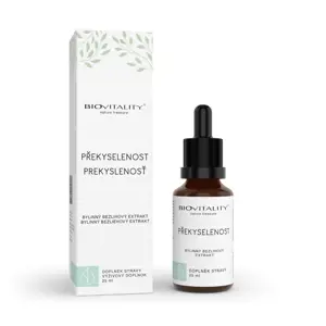 Produkt Biovitality Překyselenost bezlihová tinktura, 25 ml