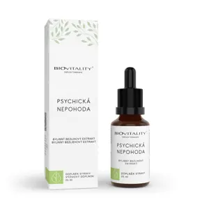 Produkt Biovitality Psychická nepohoda bezlihová tinktura, 25 ml