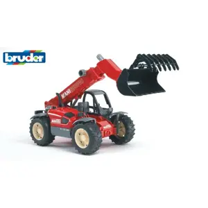 Produkt Bruder 2125 Konstrukční vozy Manitou MLT 633 nakladač s teleskopickým ramenem, 1:16