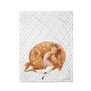 Produkt Butter Kings Dětská deka Forest school sleeping fairy, 75 x 100 cm