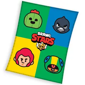 Produkt Carbotex Dětská deka Brawl Stars Portréty, 110 x 140 cm