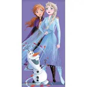 Produkt Carbotex Dětská osuška Ledové Království Elsa Anna a Olaf, 70 x 140 cm