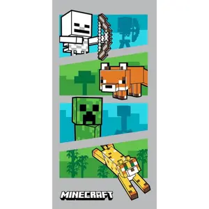 Produkt Carbotex Dětská osuška Minecraft Zvířátka, 70 x 140 cm