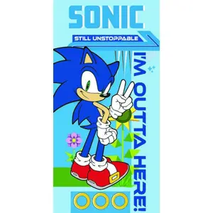 Produkt Carbotex Dětská osuška Nezastavitelný Ježek Sonic , 70 x 140 cm