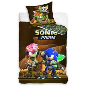 Produkt Carbotex Dětské povlečení Ježek Sonic a Amy Rose, 140 x 200 cm, 70 x 90 cm