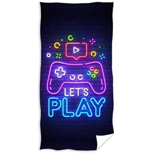 Produkt CARBOTEX Osuška Gamer Let's Play, 70 x 140 cm