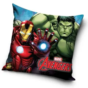 Produkt Carbotex Povlak na polštářek Avengers Hulk a Iron-Man, 40 x 40 cm