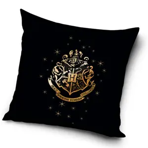 Produkt Carbotex Povlak na polštářek Harry Potter Erb Bradavic Gold, 40 x 40 cm